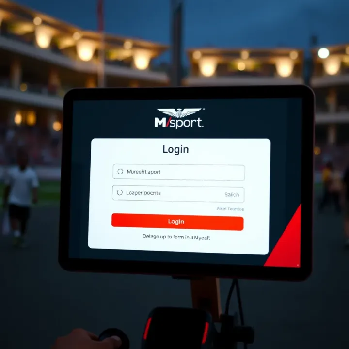 Aviator Msport Login Interface for Nigerian Users User interface of Aviator Msport platform showing login screen with Nigerian currency options