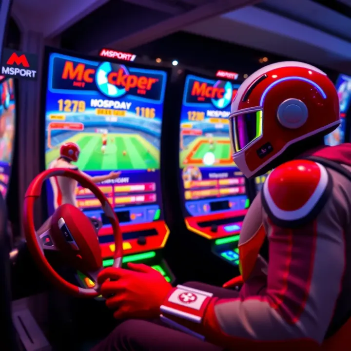 Msport Rocketman Gameplay Interface Highlighting Key Features Colorful Msport Rocketman game interface showing gameplay elements and user interaction
