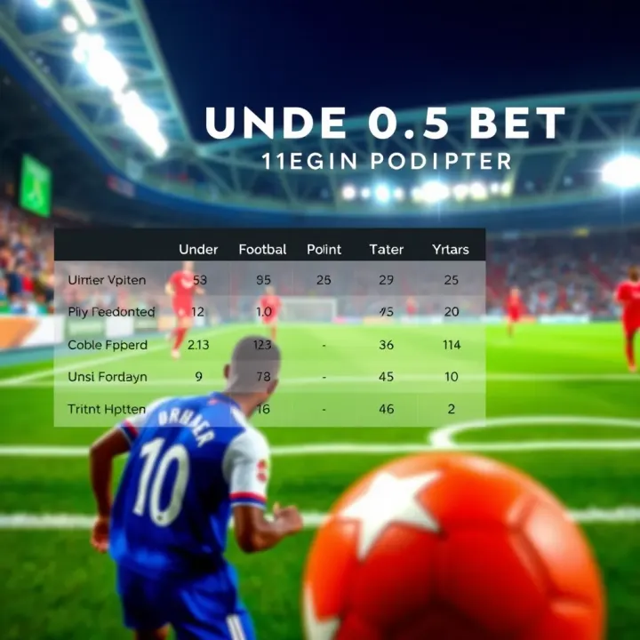 Comparing 'Under 0.5' Bet with Other Football Betting Options for Nigerian Bettors Comparison chart of different football betting options highlighting the 'under zero point five' bet for Nigerian bettors