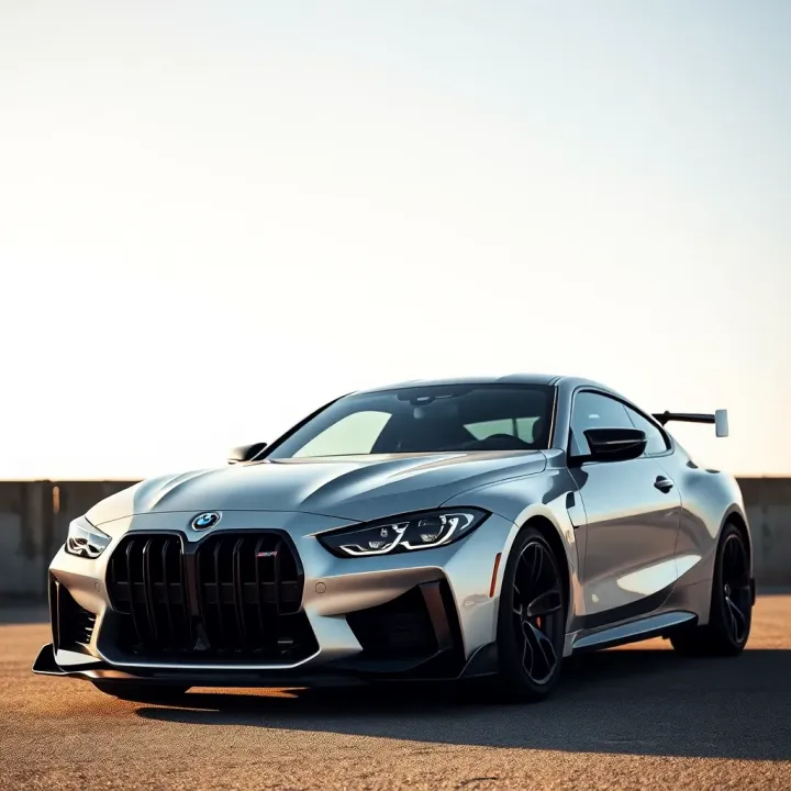 MSport Aerodynamic Design and Exterior Style Sleek MSport car showcasing aerodynamic design under clear sky