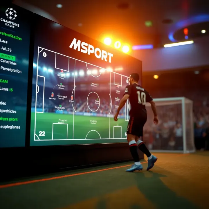 Tactical Insights for Msport Champions League Fixtures Strategic football tactics illustrated on a digital board for upcoming Msport matches