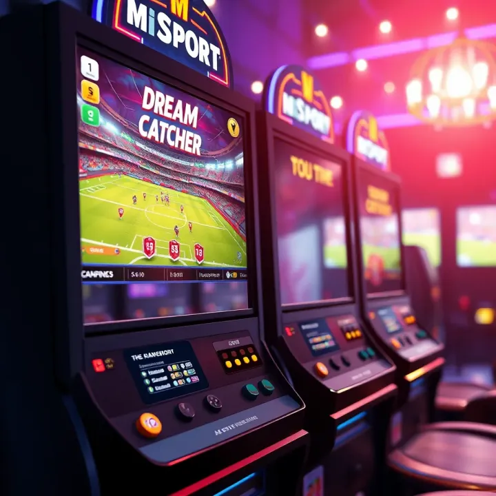 MSport Dream Catcher Gameplay Interface Overview An interactive game interface displaying the MSport Dream Catcher gameplay with betting options visible