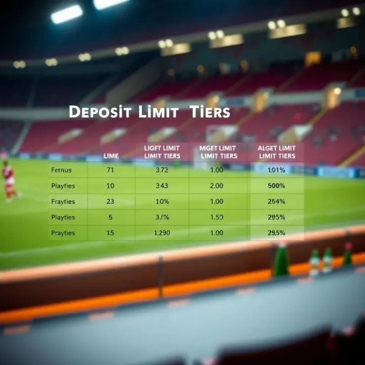 Comparison of Deposit Limit Tiers on MSport Monnify Chart comparing different deposit limit tiers and their impact on betting account management in Nigeria