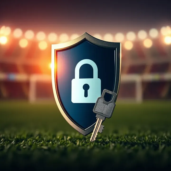 Effective Password Management for MSport Nigeria Accounts Illustration of a shield and a key representing password protection and account safety