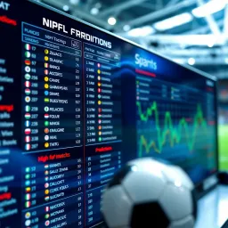 Detailed digital dashboard displaying Nigerian Professional Football League current standings and upcoming match predictions