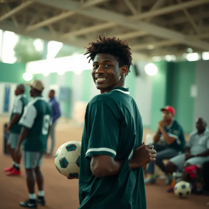 Community engagement during a local sports event supported by Msport partnerships in Nigeria