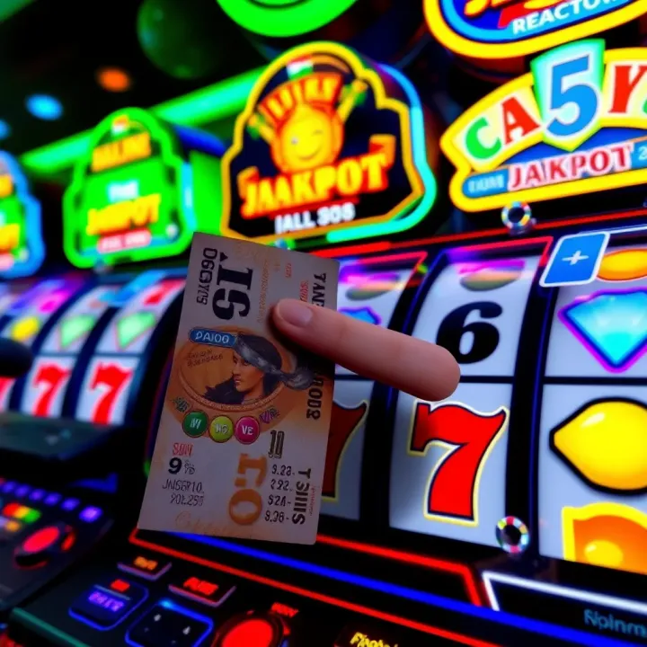 Illustration of Nigerian currency alongside slot machine reels highlighting jackpot potential
