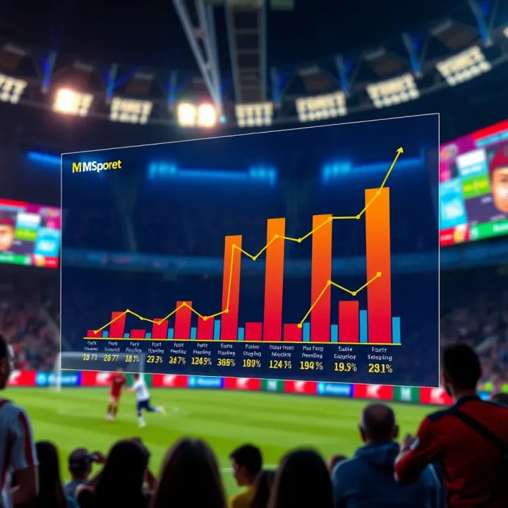 Visualizing Investment Opportunities and Fan Engagement with MSport Token Graphical representation of sports token investment growth and fan engagement