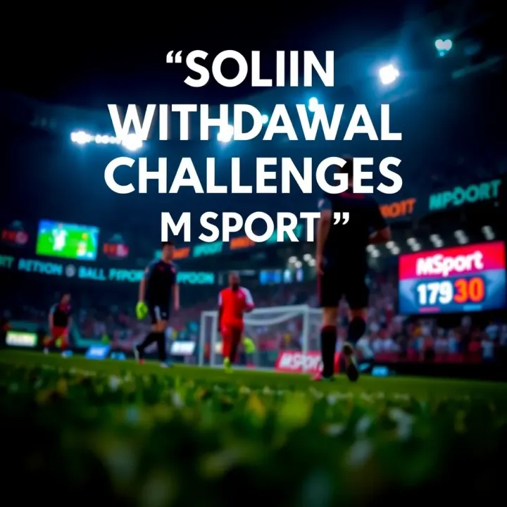 Resolving Withdrawal Challenges on MSport Graphic depicting troubleshooting and resolving withdrawal issues on a Nigerian betting website
