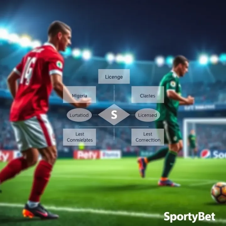 SportyBet Nigeria Operational Model and Licensing Diagram showing SportyBet Nigeria's operational model and licensing structure