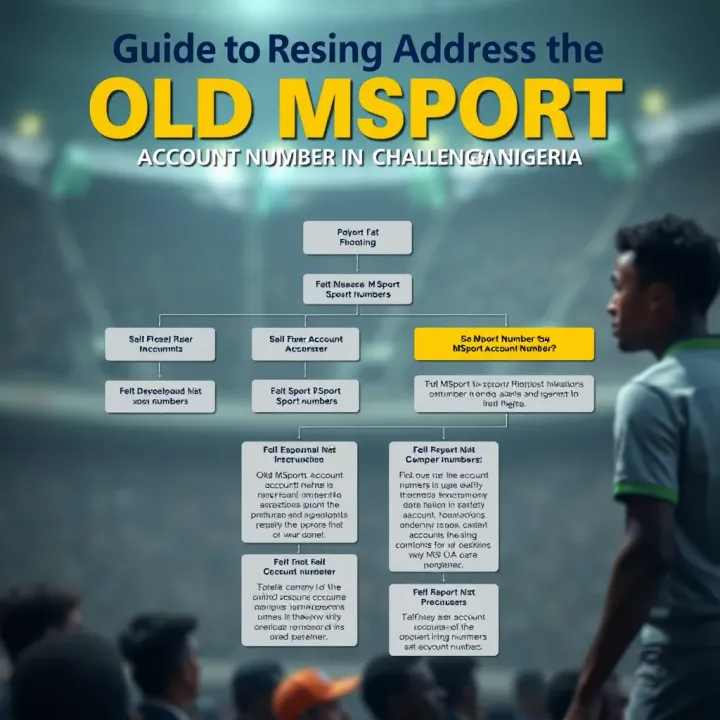 Guide to Addressing Old MSport Account Number Challenges in Nigeria Flowchart showing how to resolve issues related to old MSport account numbers in Nigeria