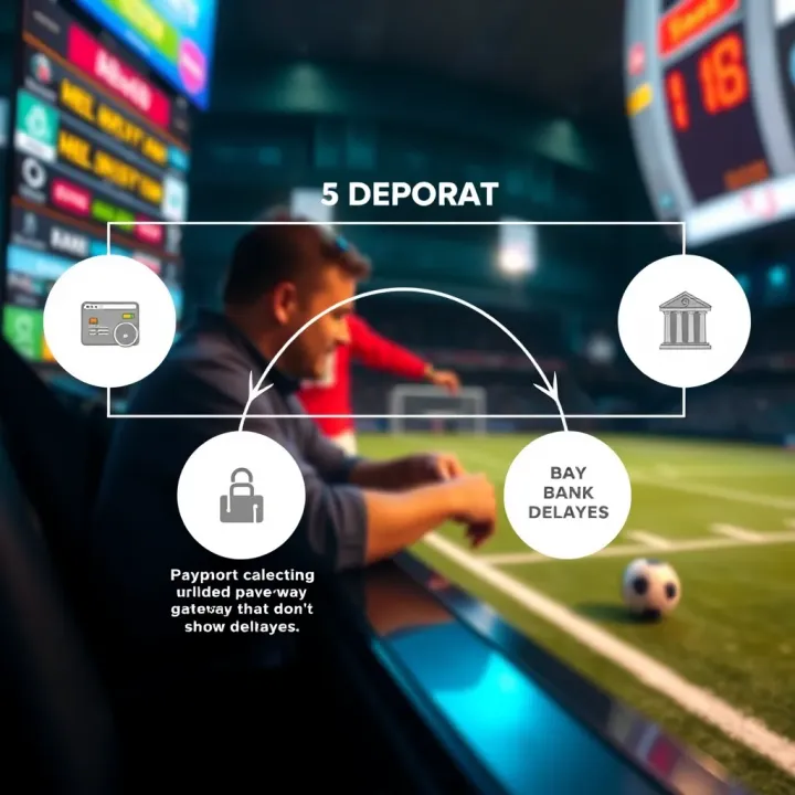 Diagram showing common causes of delayed MSport deposits including payment gateway issues and bank delays