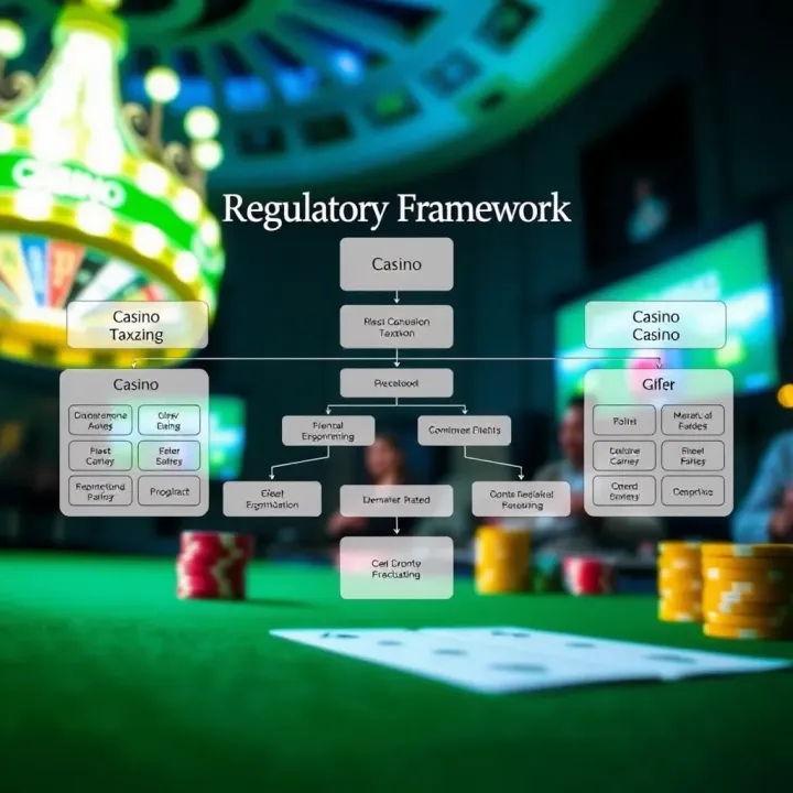 Regulatory Framework of Casino Taxation in Nigeria Regulatory framework diagram illustrating casino taxation structure in Nigeria