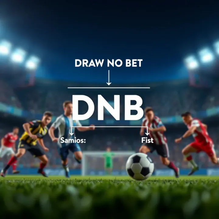 Diagram illustrating the concept of Draw No Bet (DNB) in sports betting on MSport platform