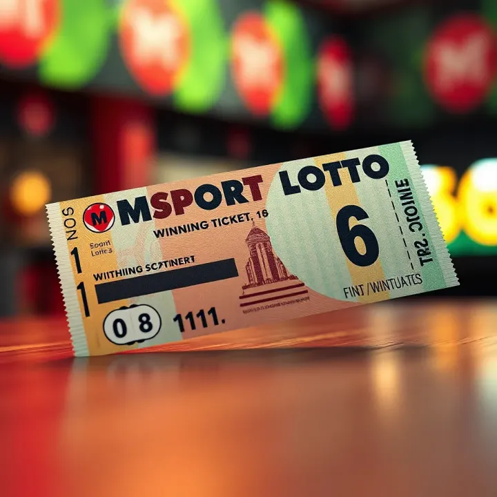 Illustration of lottery ticket with winning numbers and Nigerian currency
