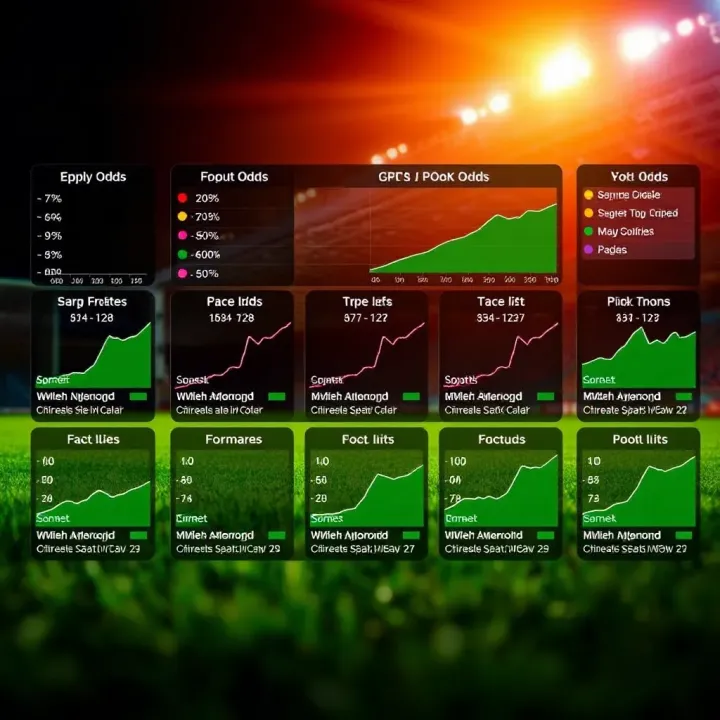 Different Formats of MSport Nigeria Betting Odds Explained Illustration showing various sports betting odds formats with graphs and charts