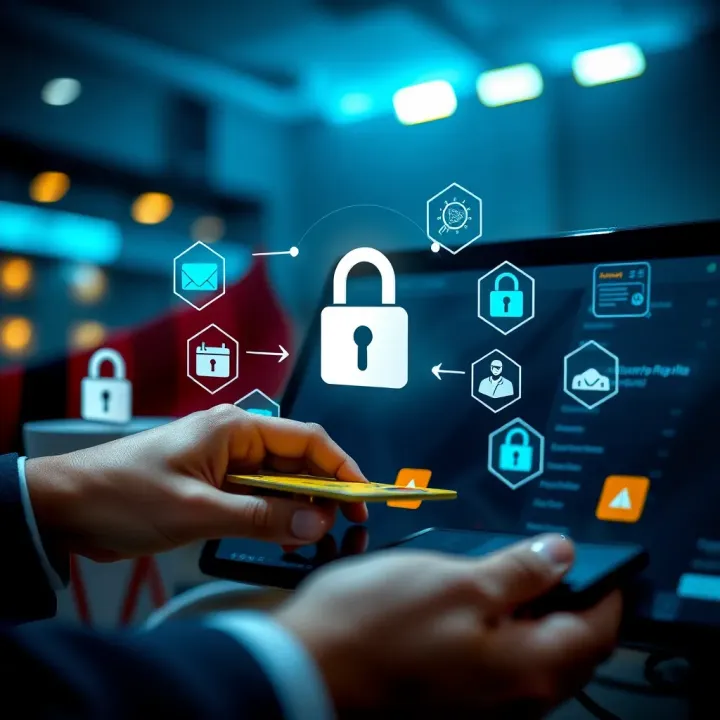 Secure Online Transactions on Msport Skrill for Nigerian Users Illustration of a secure online payment being made on Msport Skrill with digital security icons