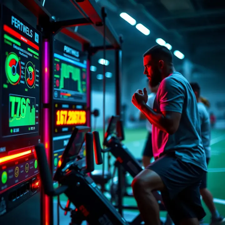 Innovative Technology Enhancing Athletic Performance Advanced sports technology equipment used in athlete training and performance analysis