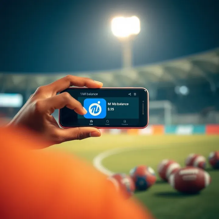 Capturing and Using MSport Account Balance Screenshot User taking a screenshot on a smartphone showing the MSport balance screen